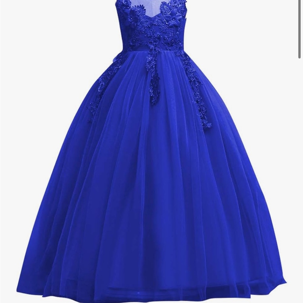 Elegant Blue Kids Dress